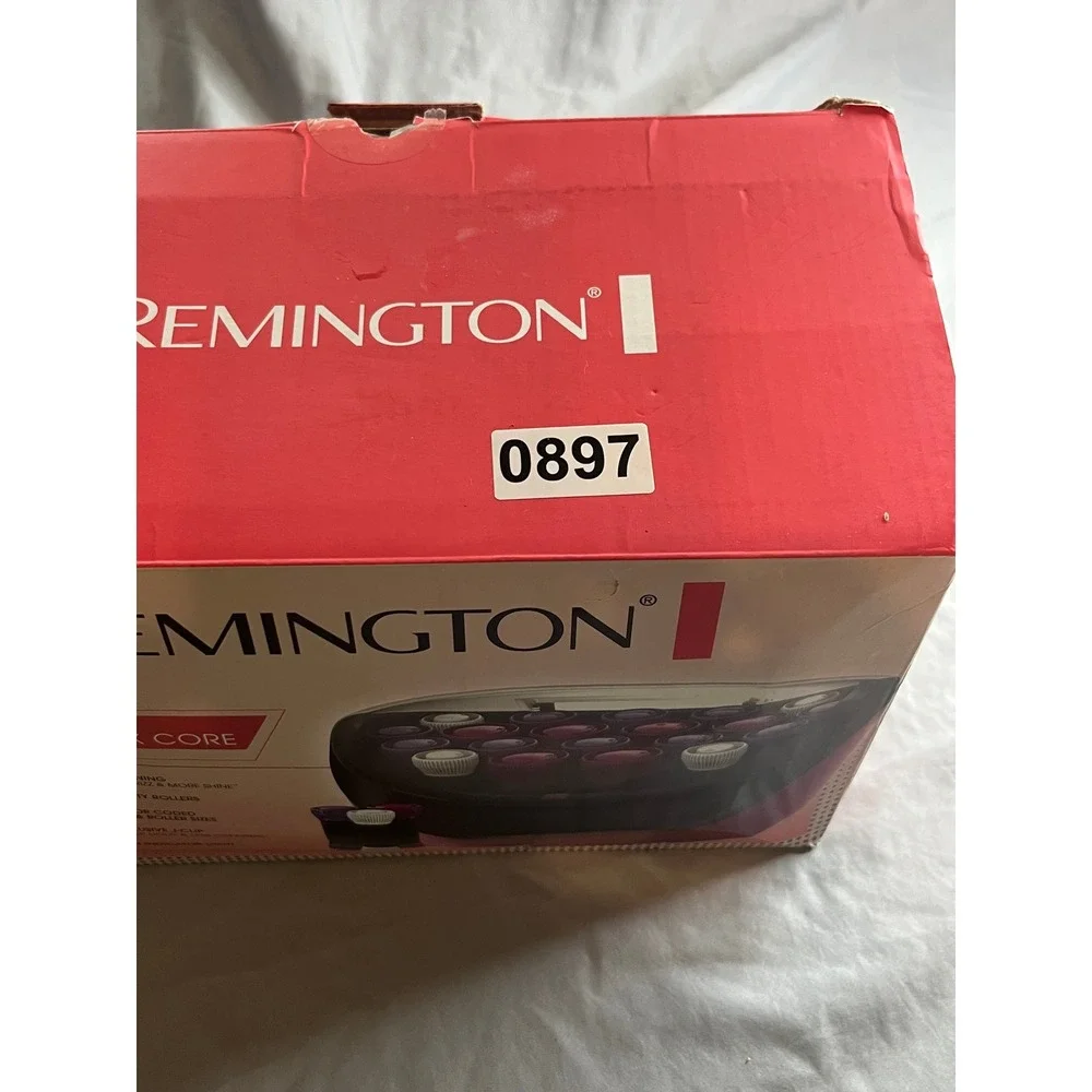 Remington Hair Setter Wax Core Hot Rollers Purple 20pc Ionic Conditioning